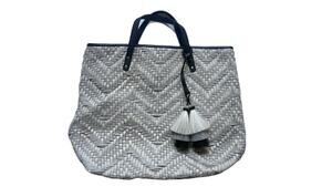 Kempton &Co Handwoven Leathers Bag New